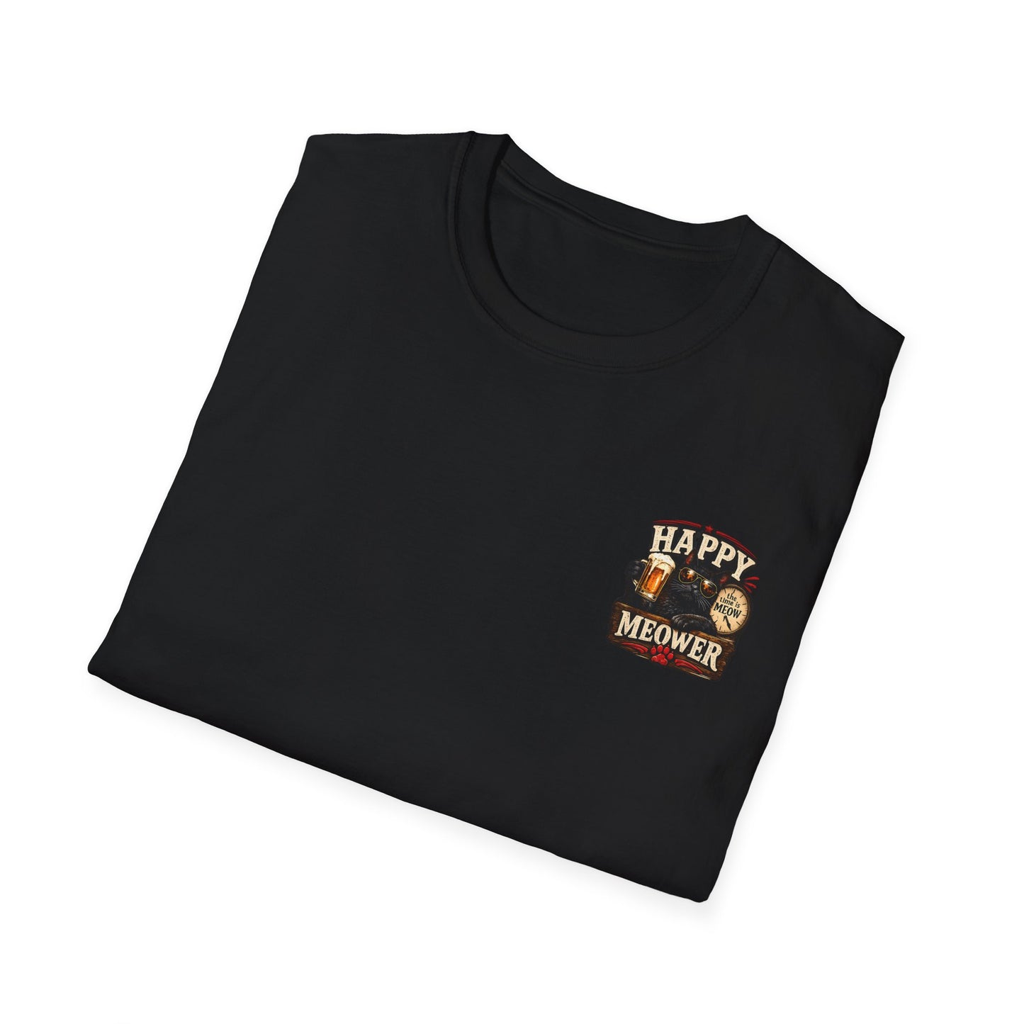Happy Meower – The Time Is Meow T-Shirt