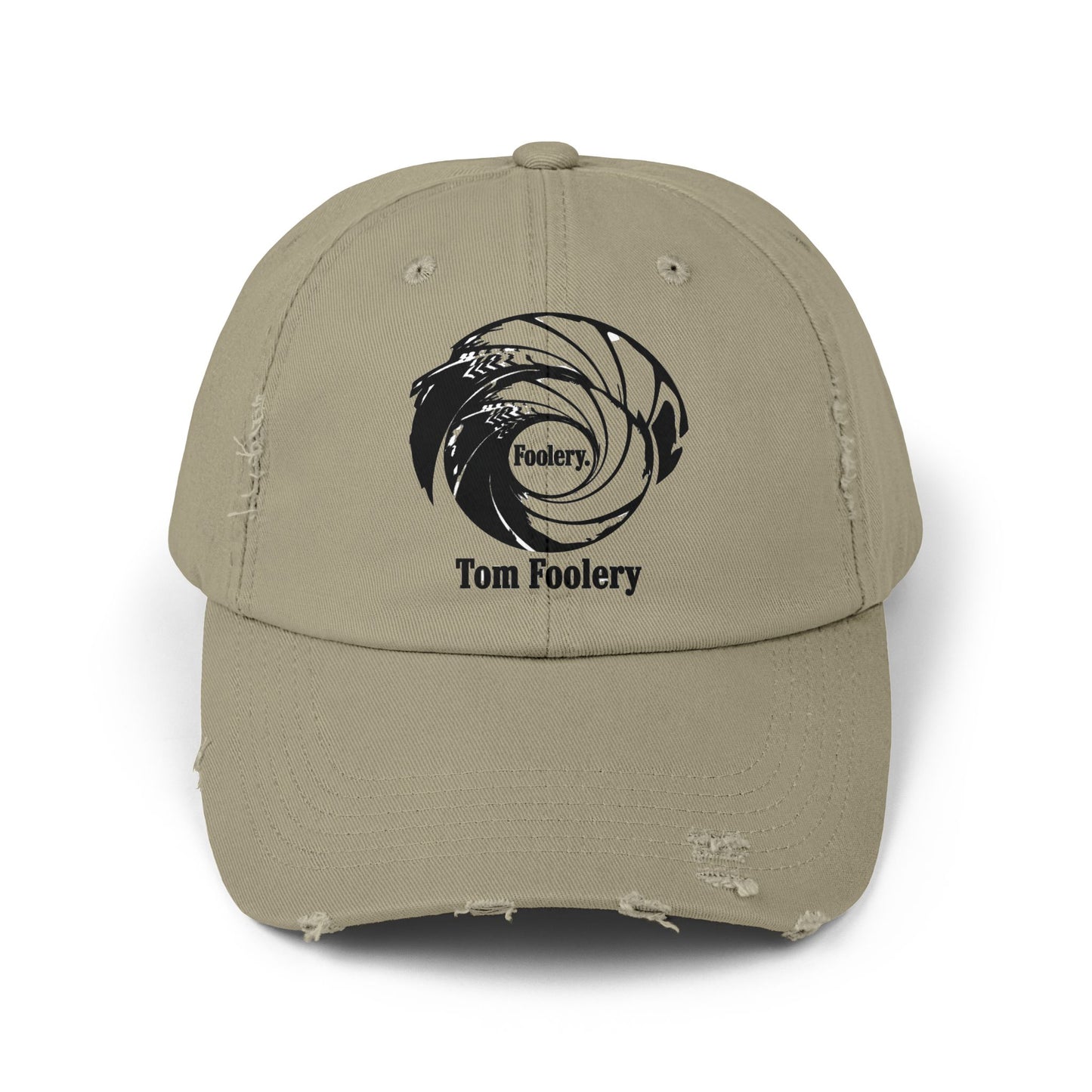 Tom Foolery Swirl Logo Cap | Distressed Baseball Hat