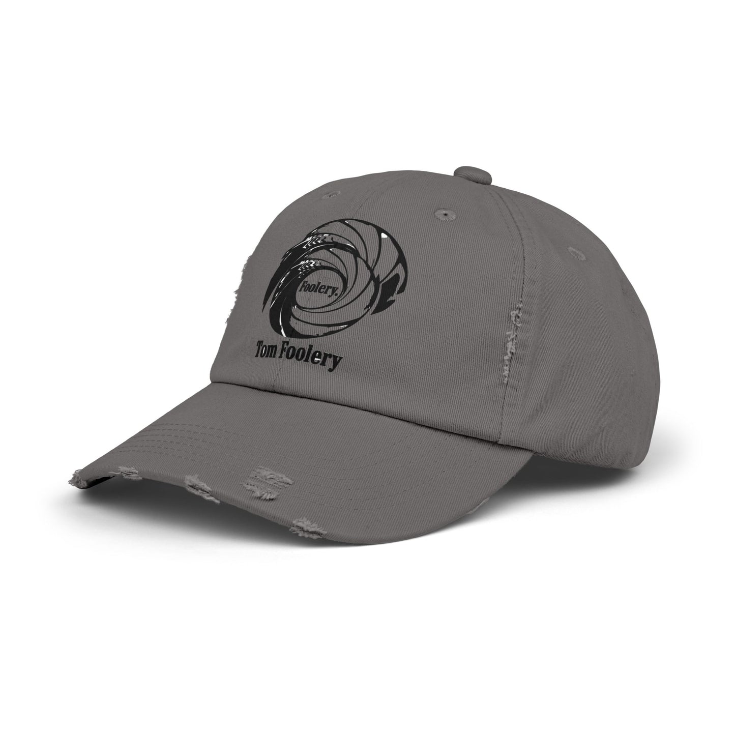 Tom Foolery Swirl Logo Cap | Distressed Baseball Hat