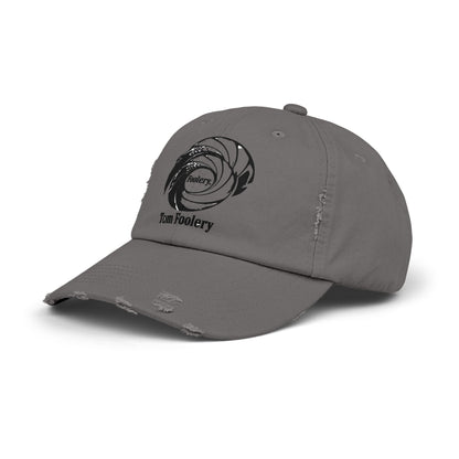 Tom Foolery Swirl Logo Cap | Distressed Baseball Hat
