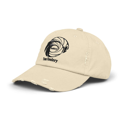 Tom Foolery Swirl Logo Cap | Distressed Baseball Hat
