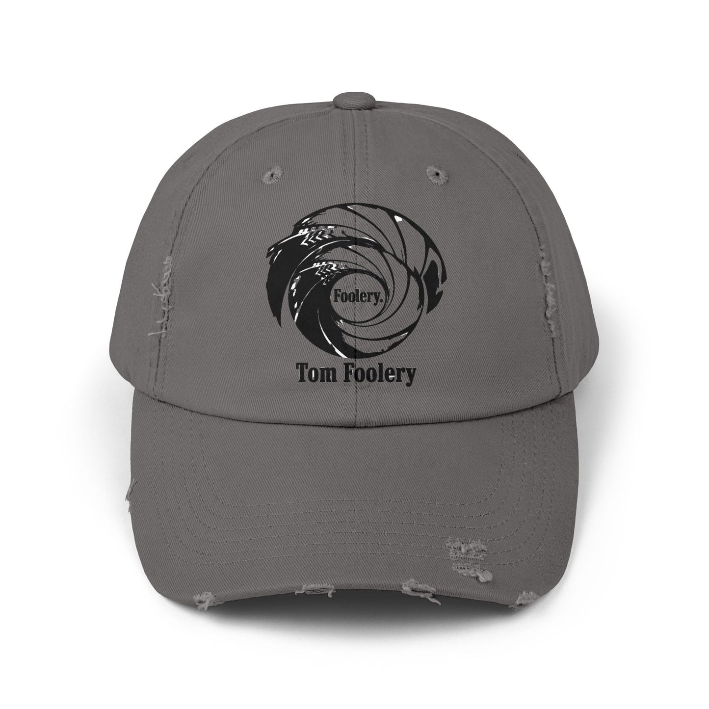 Tom Foolery Swirl Logo Cap | Distressed Baseball Hat