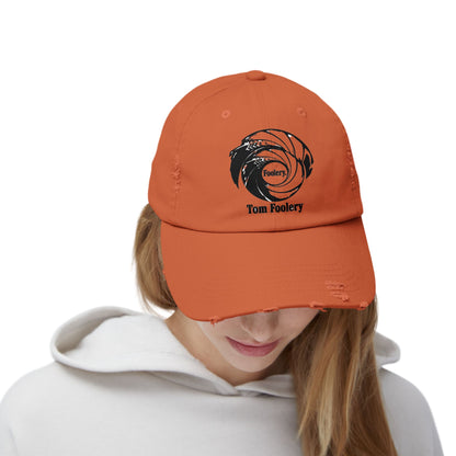 Tom Foolery Swirl Logo Cap | Distressed Baseball Hat