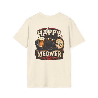 Happy Meower – The Time Is Meow T-Shirt