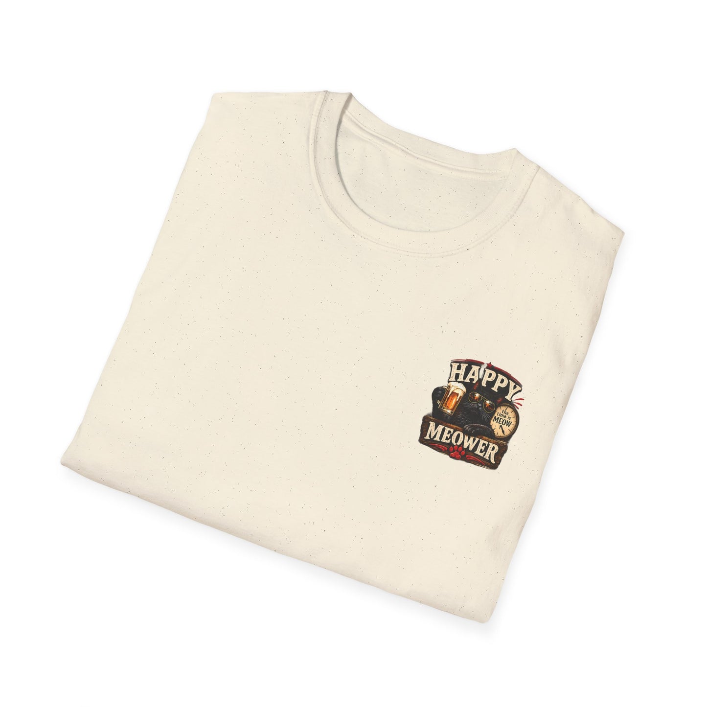 Happy Meower – The Time Is Meow T-Shirt