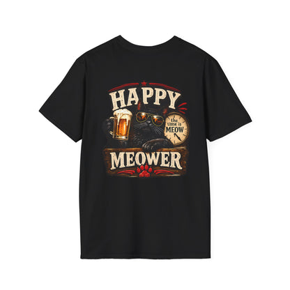Happy Meower – The Time Is Meow T-Shirt