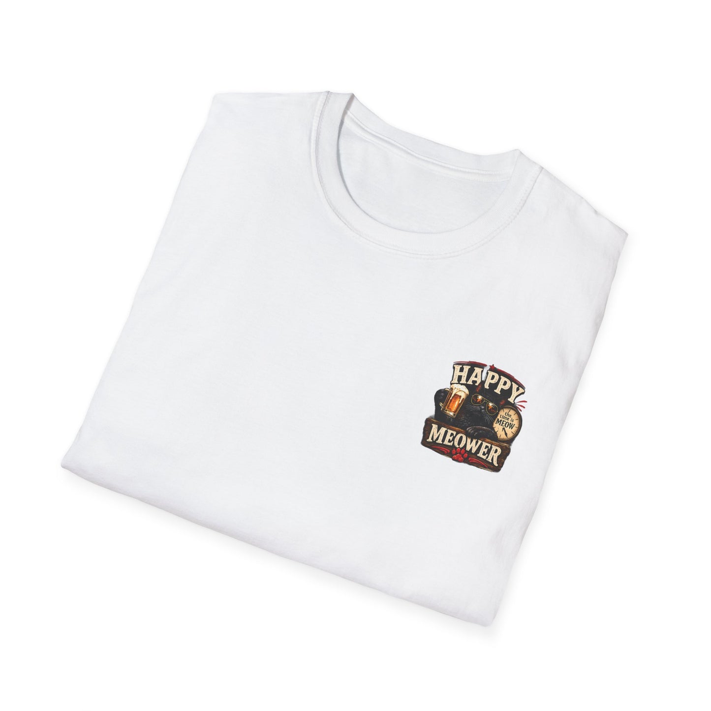 Happy Meower – The Time Is Meow T-Shirt