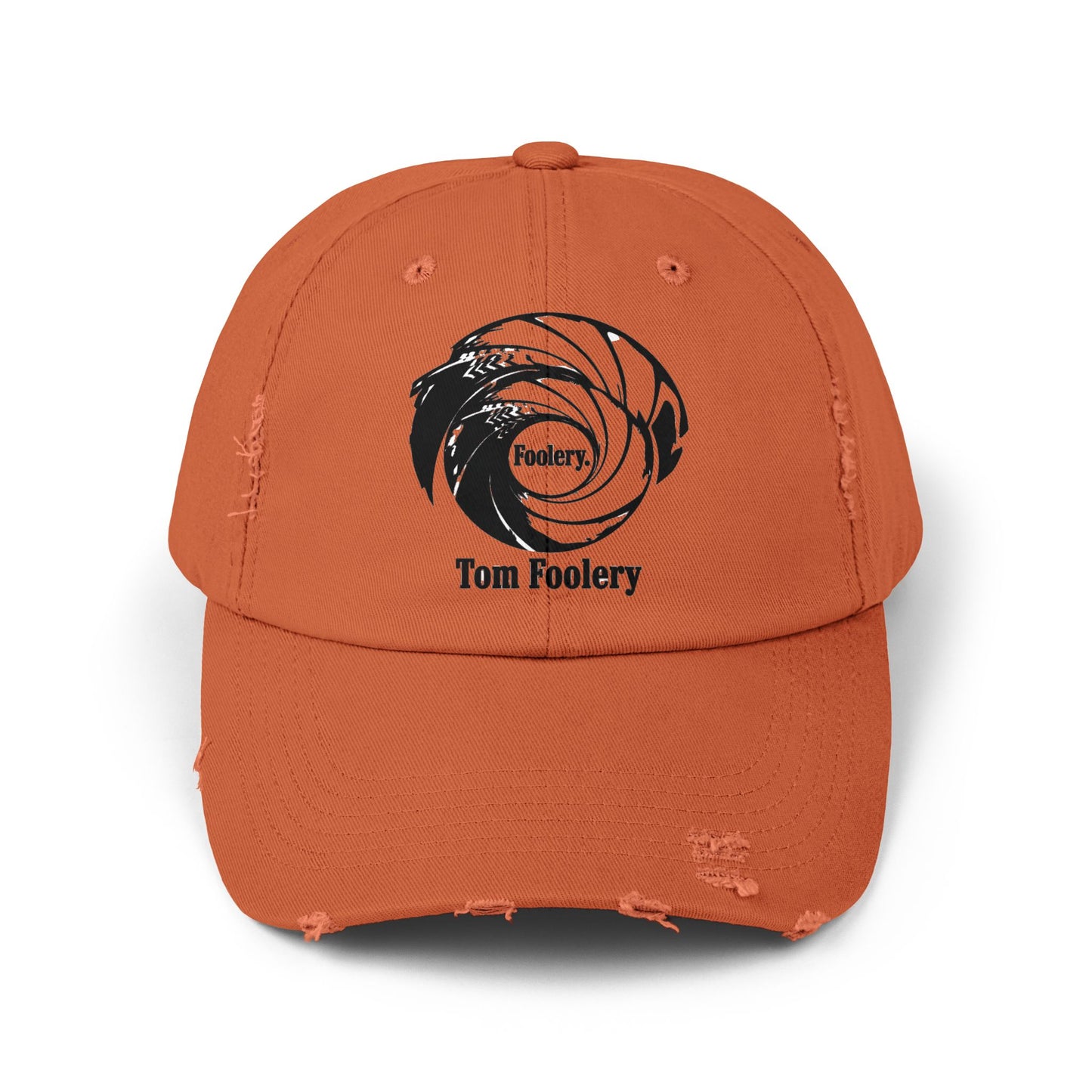 Tom Foolery Swirl Logo Cap | Distressed Baseball Hat