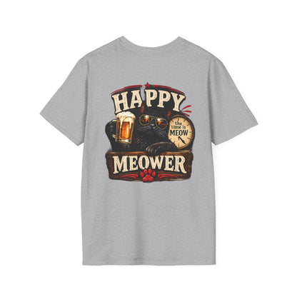 Happy Meower – The Time Is Meow T-Shirt