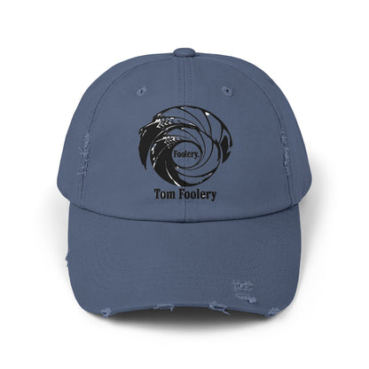 Tom Foolery Swirl Logo Cap | Distressed Baseball Hat