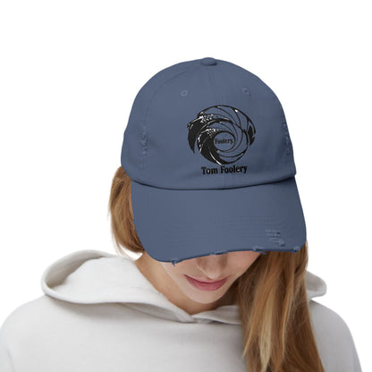 Tom Foolery Swirl Logo Cap | Distressed Baseball Hat