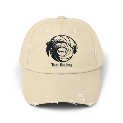 Tom Foolery Swirl Logo Cap | Distressed Baseball Hat