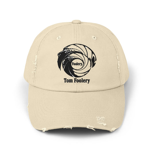 Tom Foolery Swirl Logo Cap | Distressed Baseball Hat
