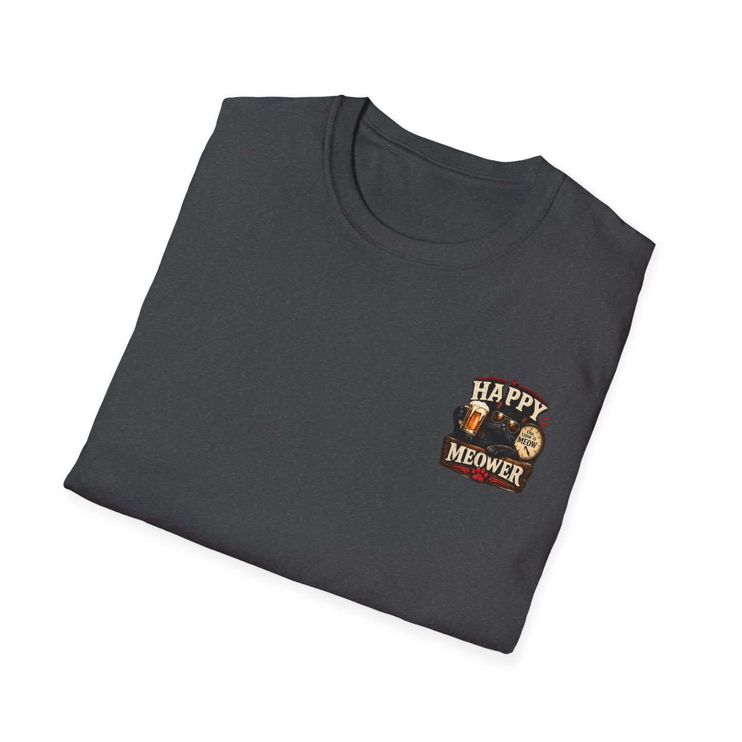 Happy Meower – The Time Is Meow T-Shirt