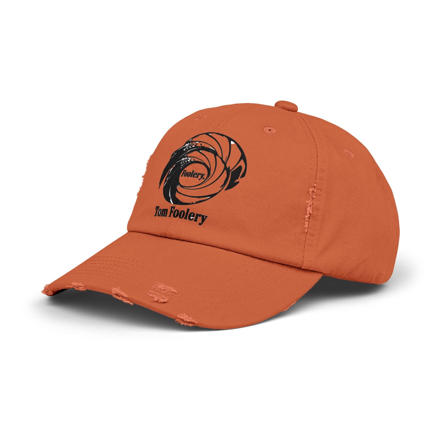 Tom Foolery Swirl Logo Cap | Distressed Baseball Hat